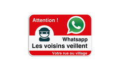 Panneau WhatsApp - Rue ou village